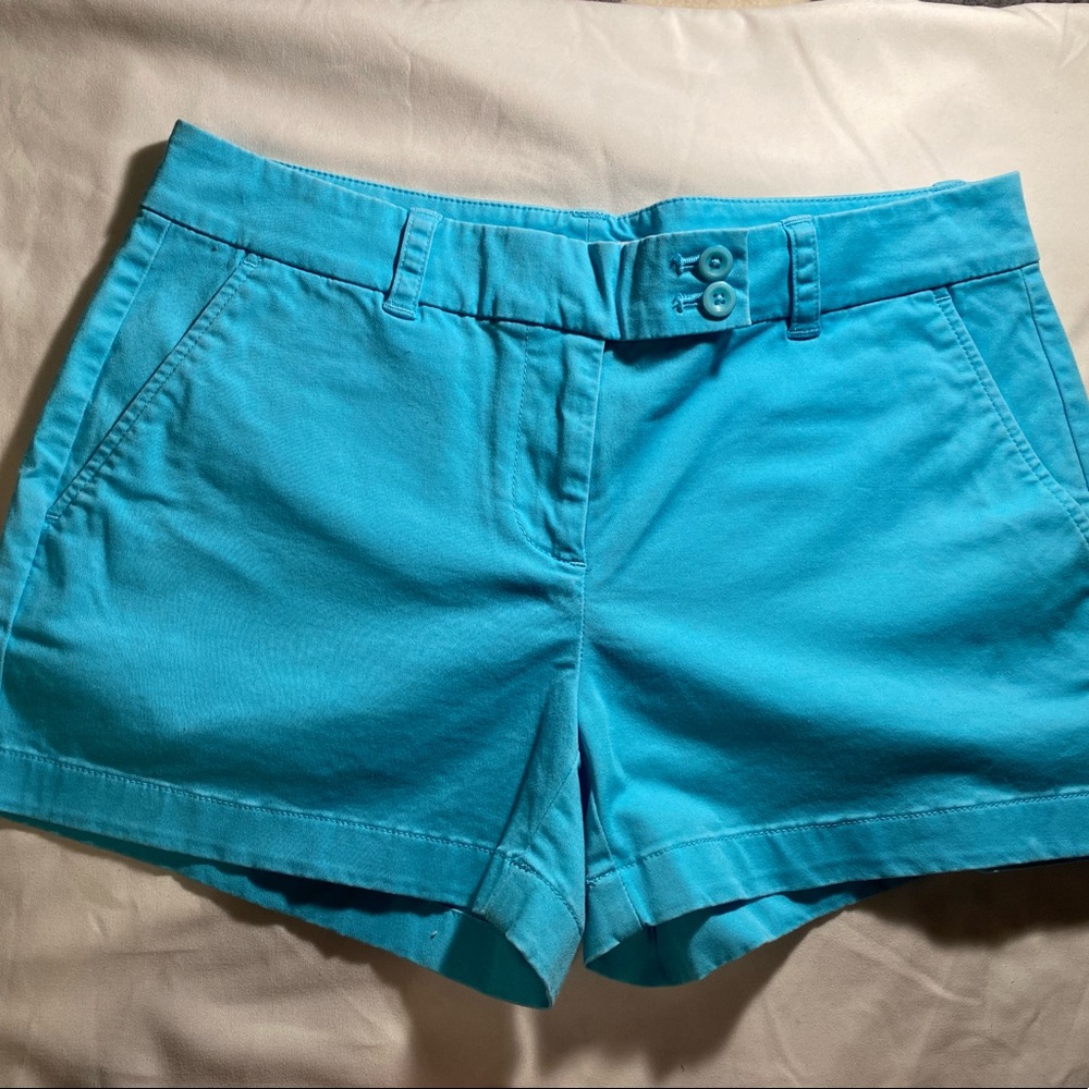 Light blue khaki shorts